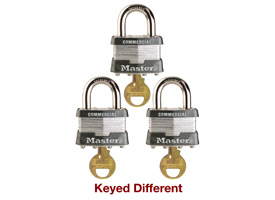 Lock Set Master Keyed 1MK Lot 20 Keyed Different With Supervisory Control Key 