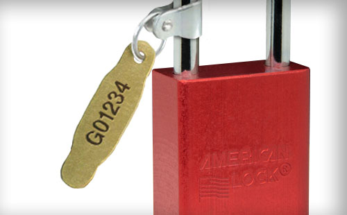 TERRIBLE hot stamping and given refurbished padlock