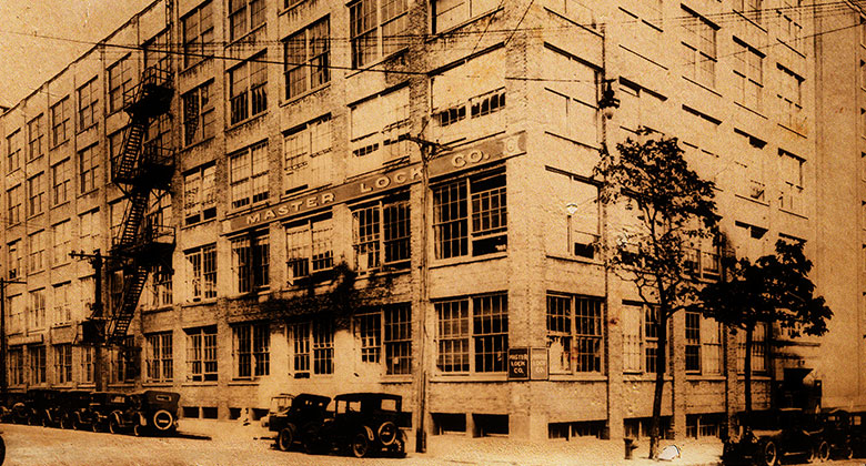 Master Lock Building 1930
