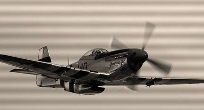 Flugzeug aus dem Zweiten Weltkrieg