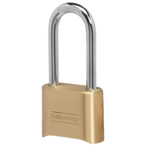 thumbnail image 2 of Master Lock Heavy Duty Outdoor Combination Locks 5-Pack - 1-1/2 In Shackle, Brass 2 of 3