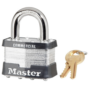 Master Lock 60 Padlock Eye Fixed Steel Zinc Plated Pk2 for sale online 