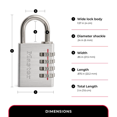 643D Combination Lock | Master Lock