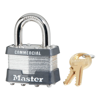 Master Lock Excell Security Armoured Laminated Steel Padlock M1TRILH Level 8 