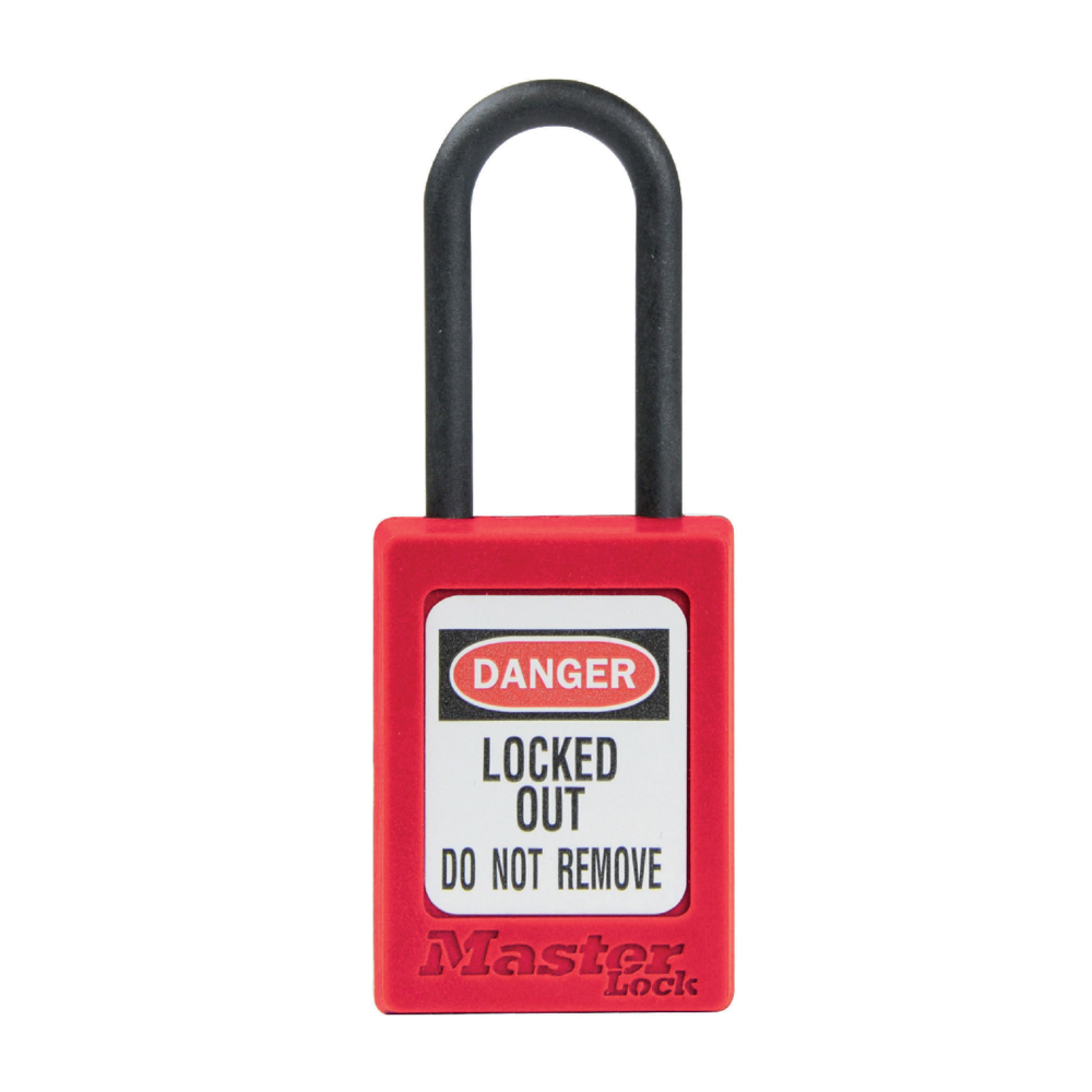 Red Keyed Different Lockout Locks - 2 Keys - 10 Pack