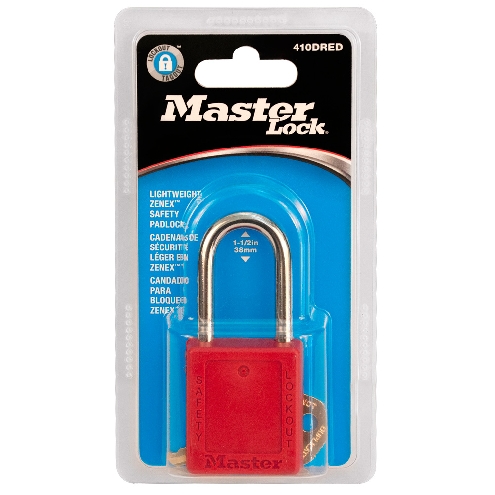 410DRED Zenex Safety Padlocks | Master Lock