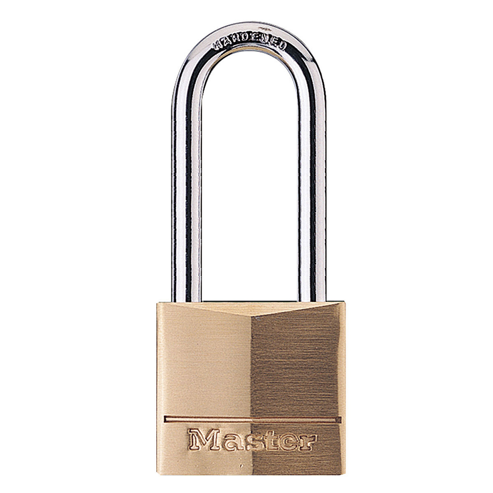 Master Lock 140T Solid Brass Keyed Alike Padlock with 1-9/16-inch Wide Body and 
