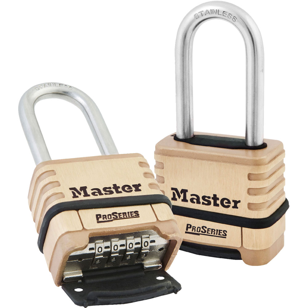Pack of 3 Master Lock 1178 Resettable Pro Series Combination Padlock 