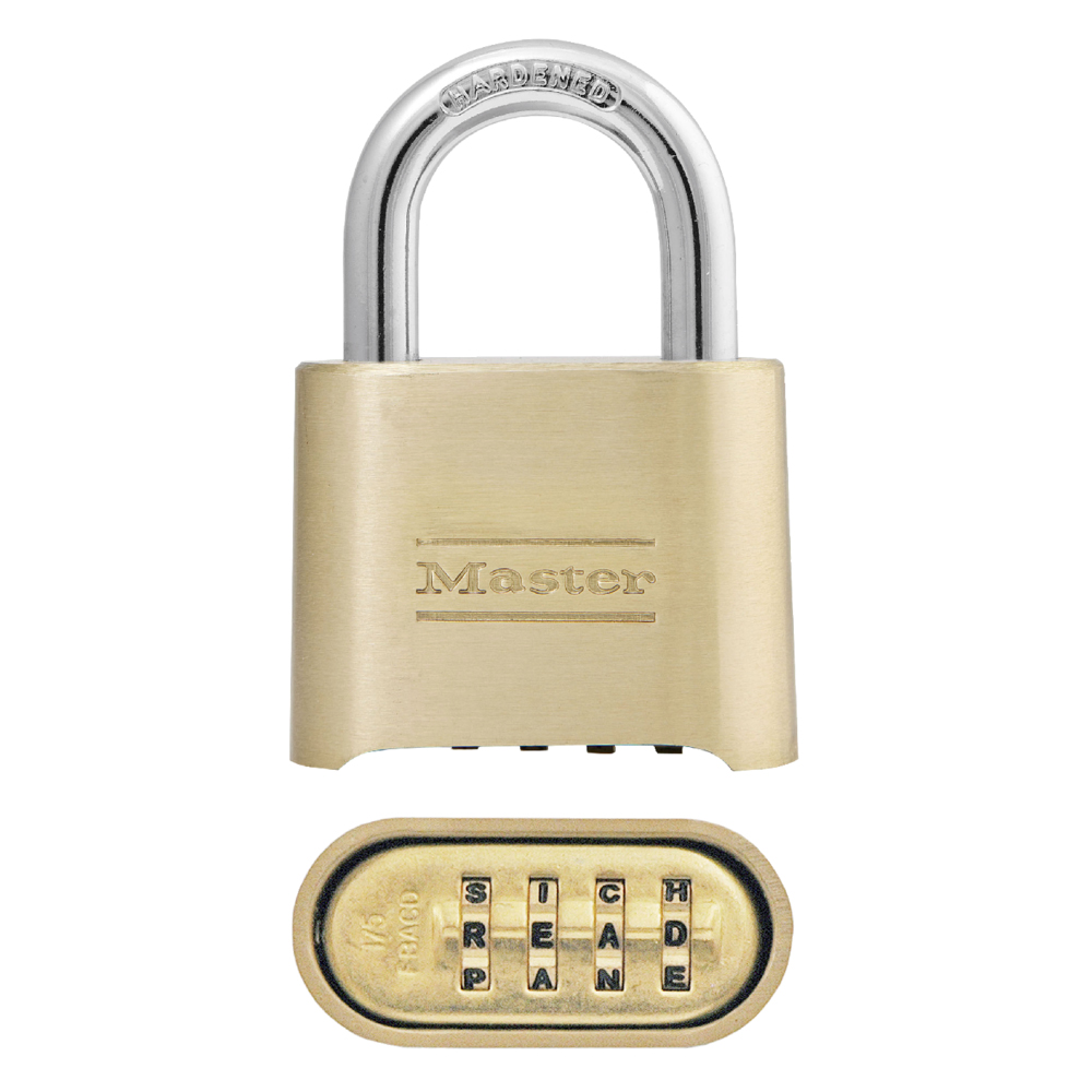Master Lock 178D Set Your Own Combination Lock Black for sale online 