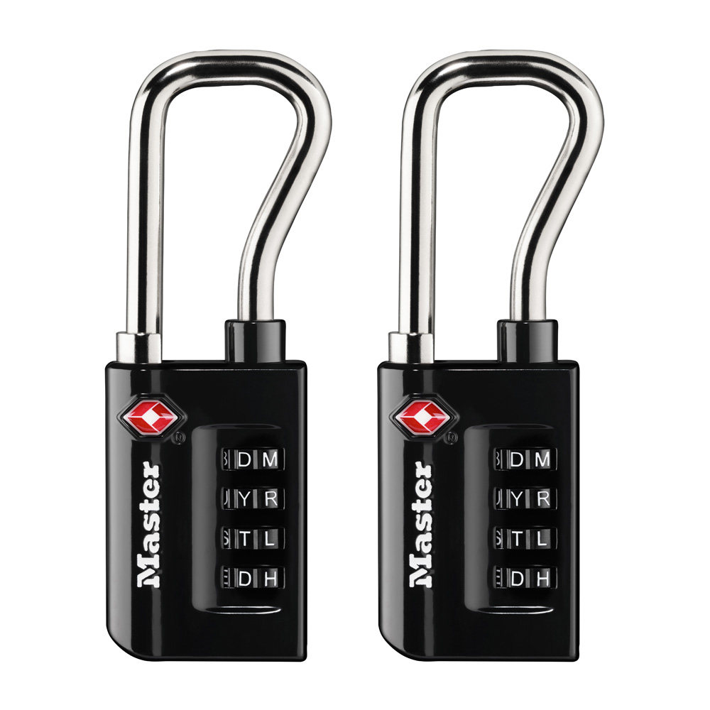 New Version Padlock Wide 1-5/16 in 4696D Set Your Own Combination TSA Accepted Luggage Lock 