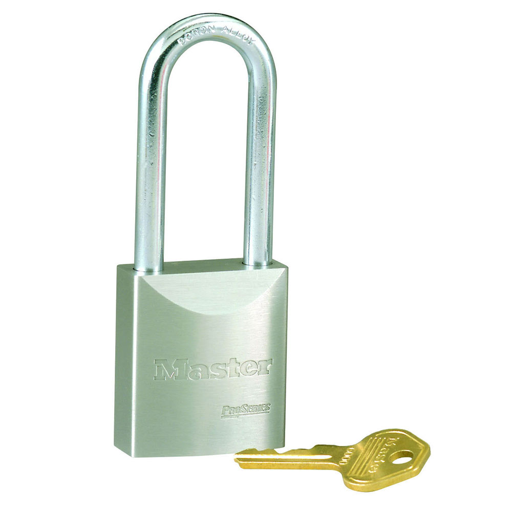 MASTER LOCK COMMERCIAL SHACKLE PADLOCK WITH 2 KEYS F49-3A 