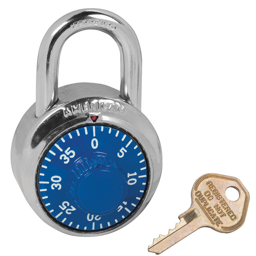 American Combination Lock Padlock A400 With OEM Control Key 875 Master Made for sale online 