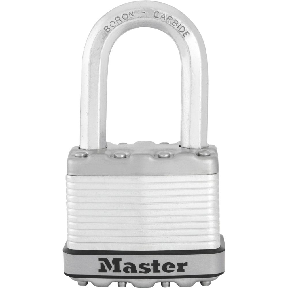 Laminated Security Padlock 64mm Excell with 4 x Keys Master Lock M15DLF 