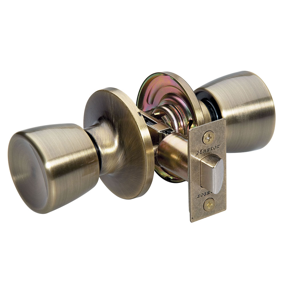 Passage Satin Nickel Lever Handle Door Lock Knob Closet Hallway Brushed 838dc for sale online