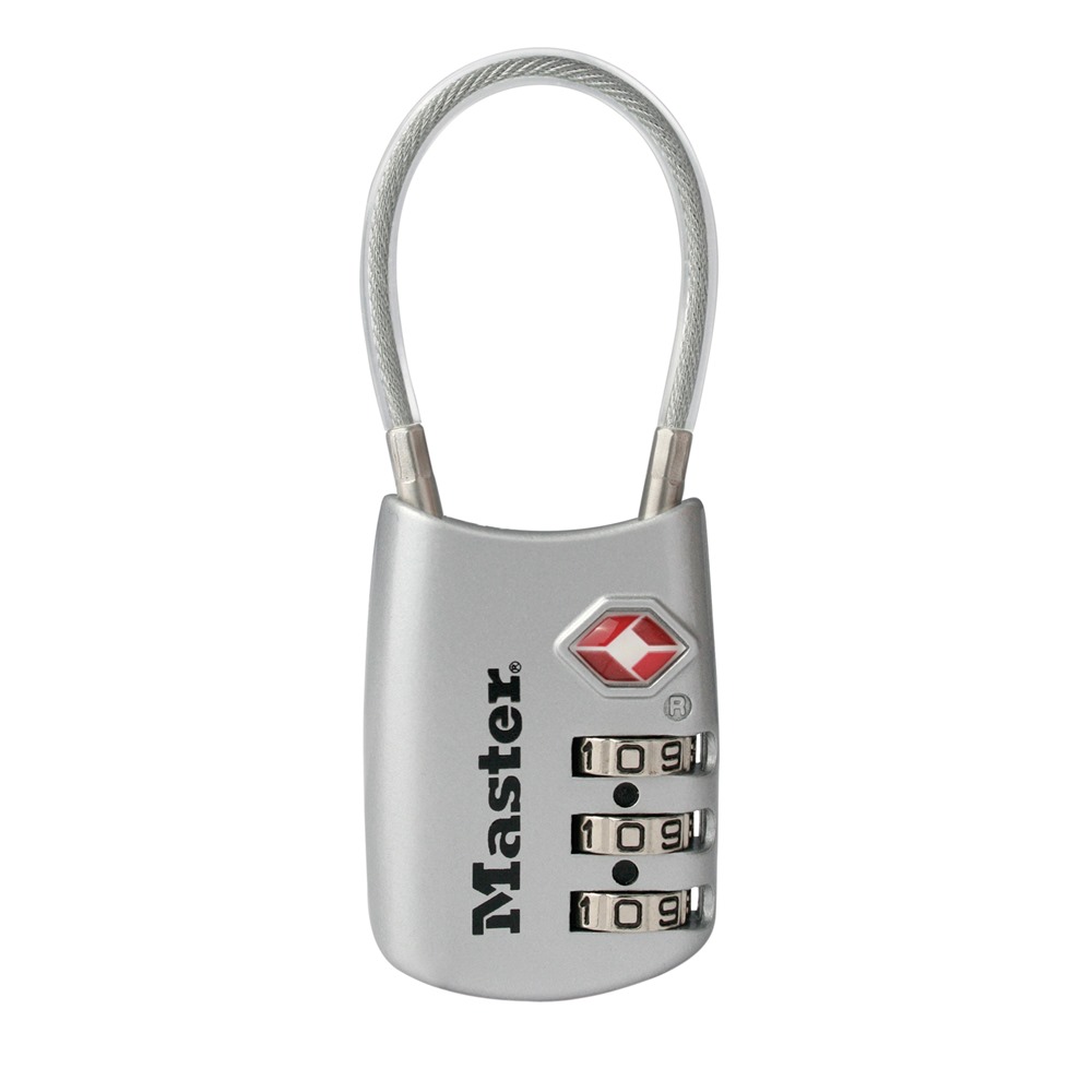 2 × Master Lock 4702D Bagage Sangle serrure à combinaison TSA Approuvé & Free p&p 