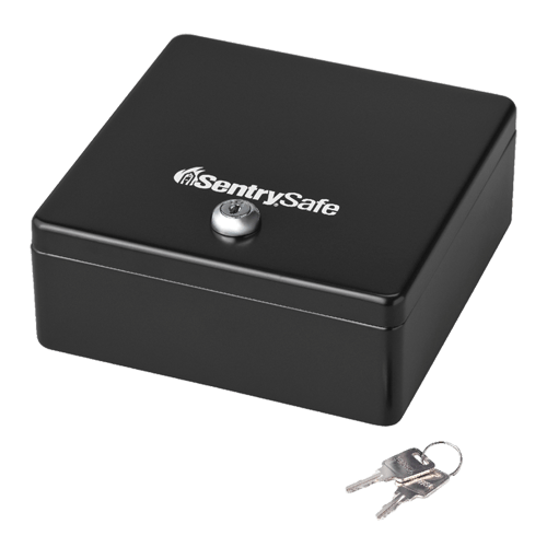 SentrySafe Key Box, Small Key Lock Box, 0.06 Cubic Feet, KB-25 Black